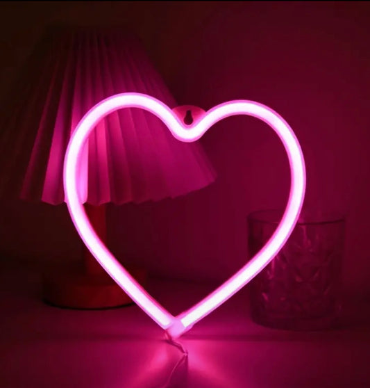 Heart Shaped Neon Sign 💗💖